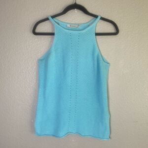 Yidarton Blue Knit Halter Tank Top – Women’s Medium
